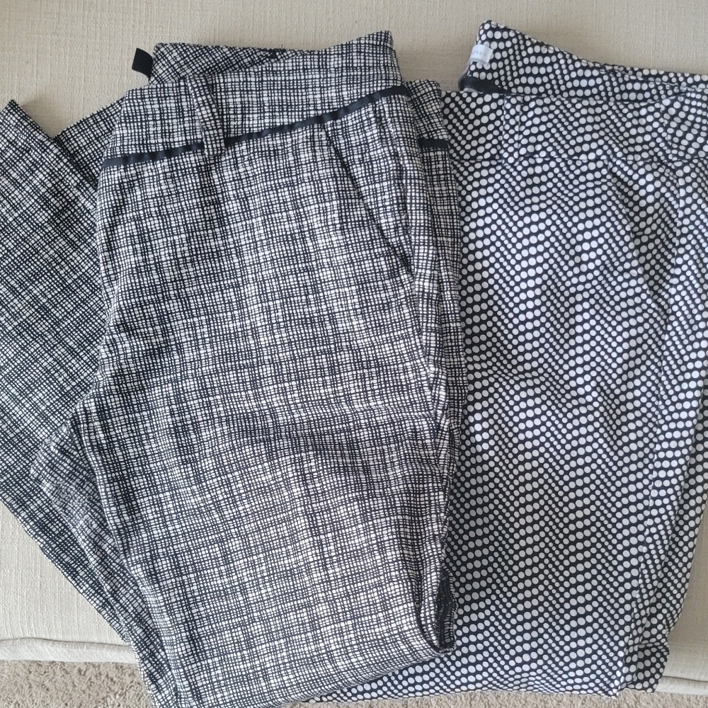 2 pair of ankle pants